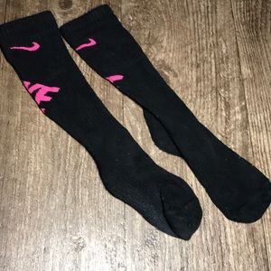 Nike socks black and pink